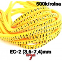  Oznake za provodnike EC-2 3,6mm2-7,4mm2, "7"